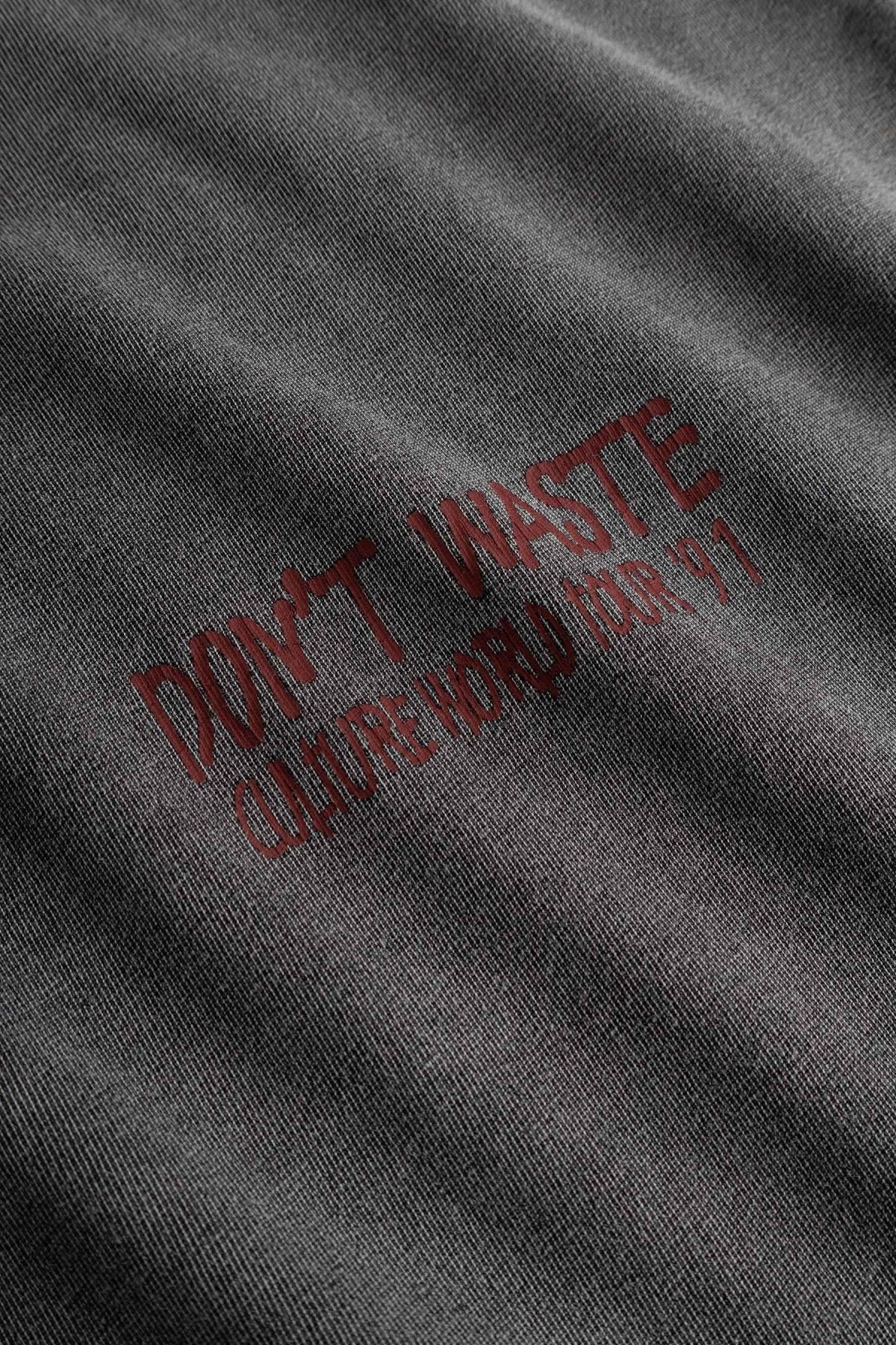 DON’T WASTE CULTURE JOVI T-SHIRT | WASHED BLACK