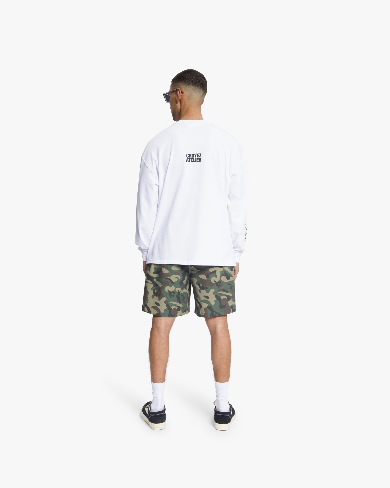 Croyez Camo Longsleeve | WHITE