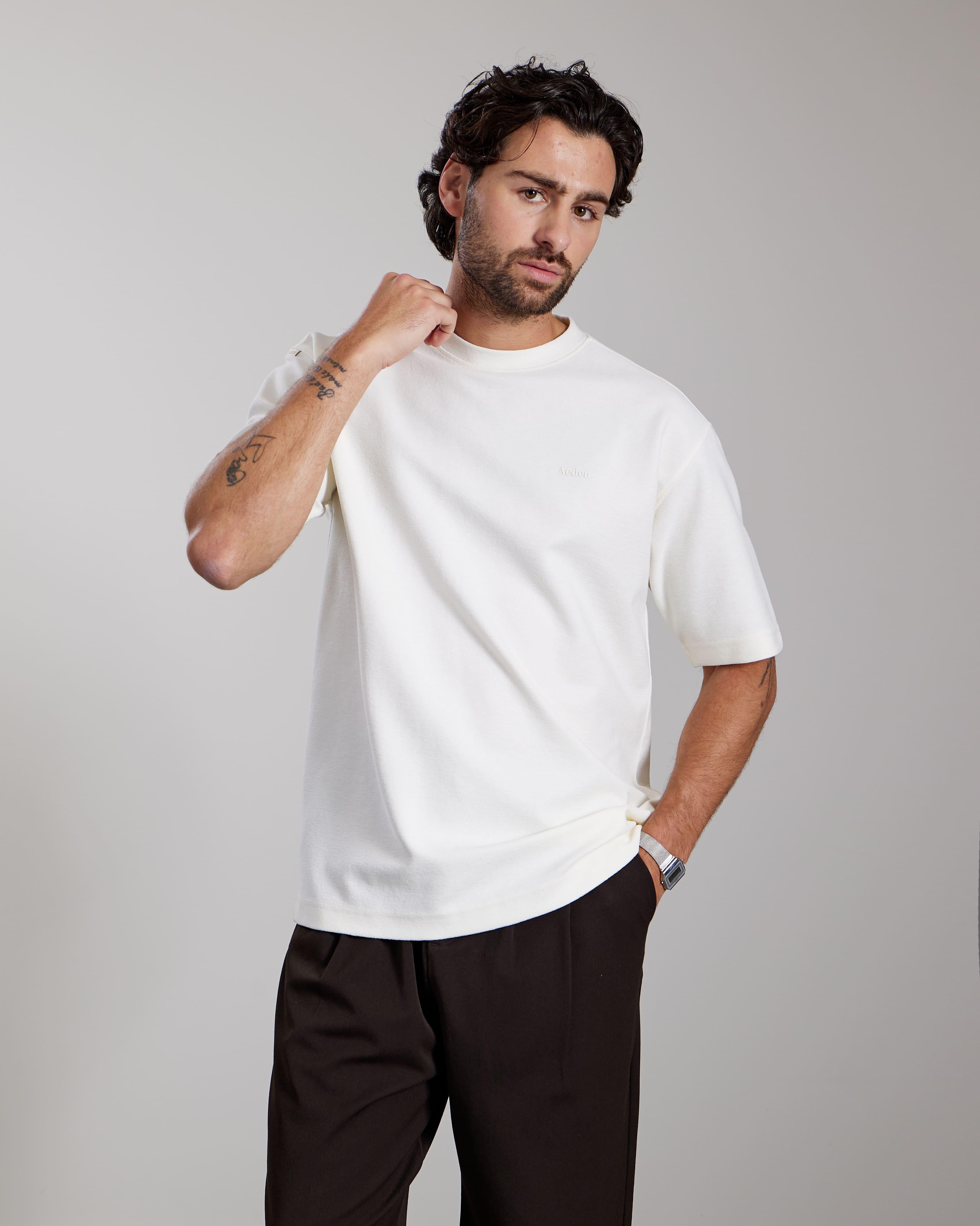 AEDEN ORVIN TEE | OFF WHITE