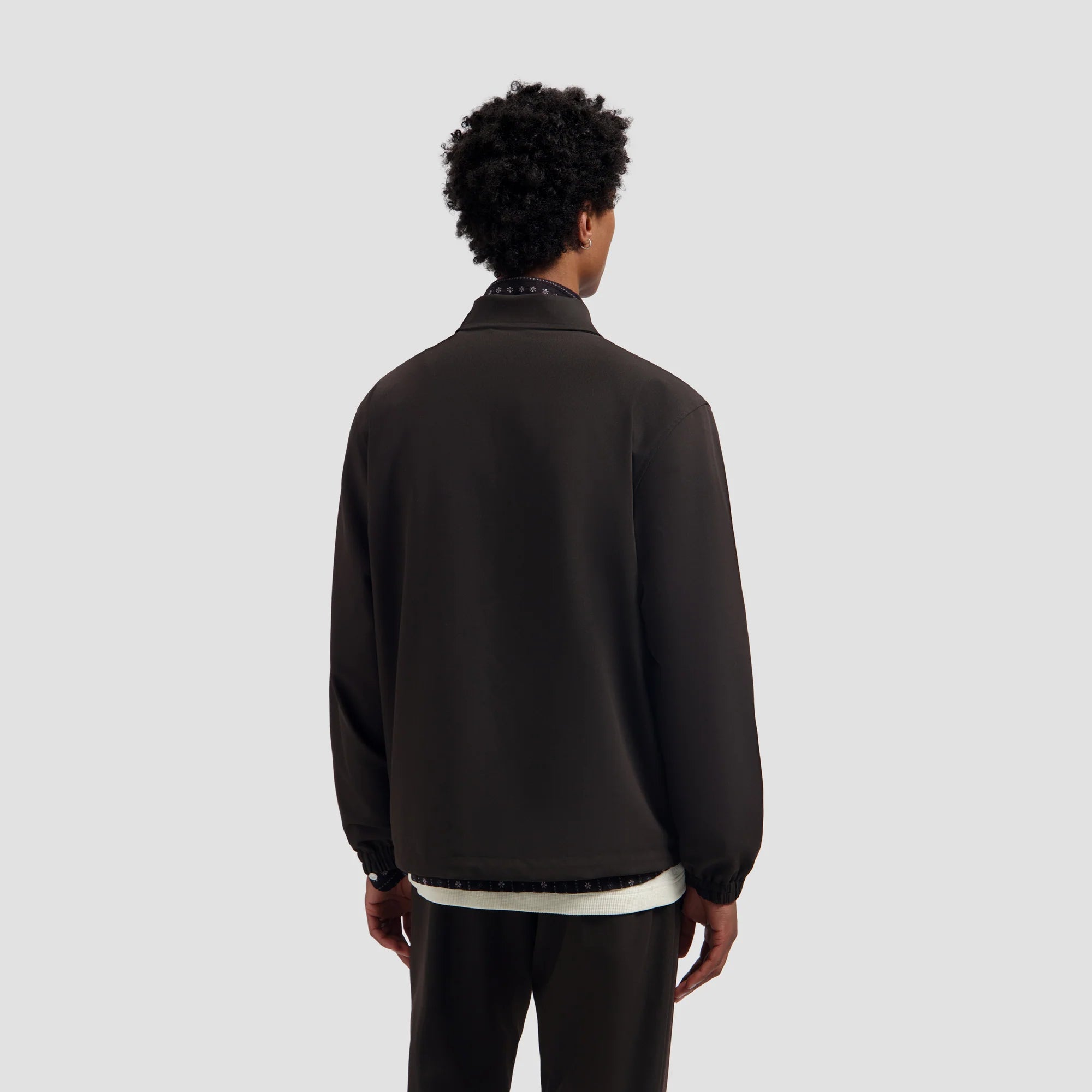 OLAF COACH JACKET - CHOCOLATE PLUM