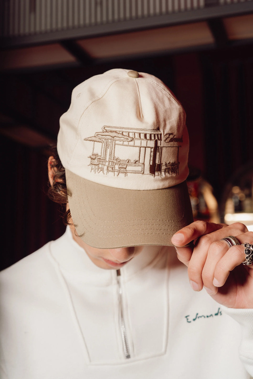 EDMONDS Café cap - Sand