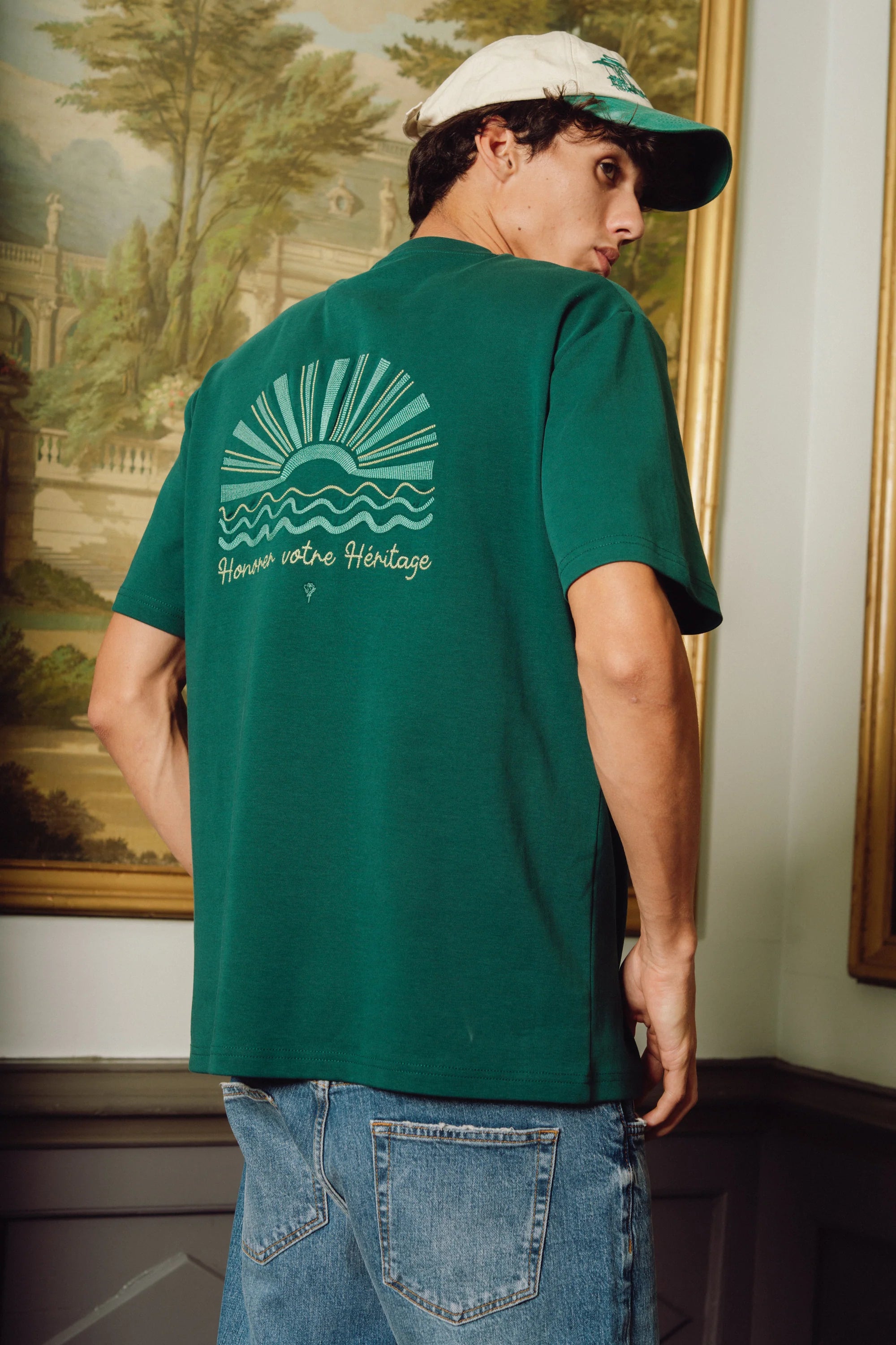 EDMONDS Café cap - Green