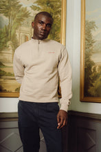 Afbeelding in Gallery-weergave laden, EDMONDS Le Poisson half zip - Dark Sand