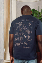 Afbeelding in Gallery-weergave laden, EDMONDS Moule Maniere tee - Navy