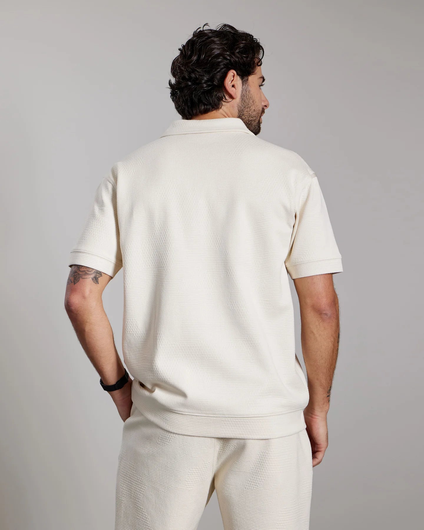 AEDEN AMIRO POLO | OFF-WHITE
