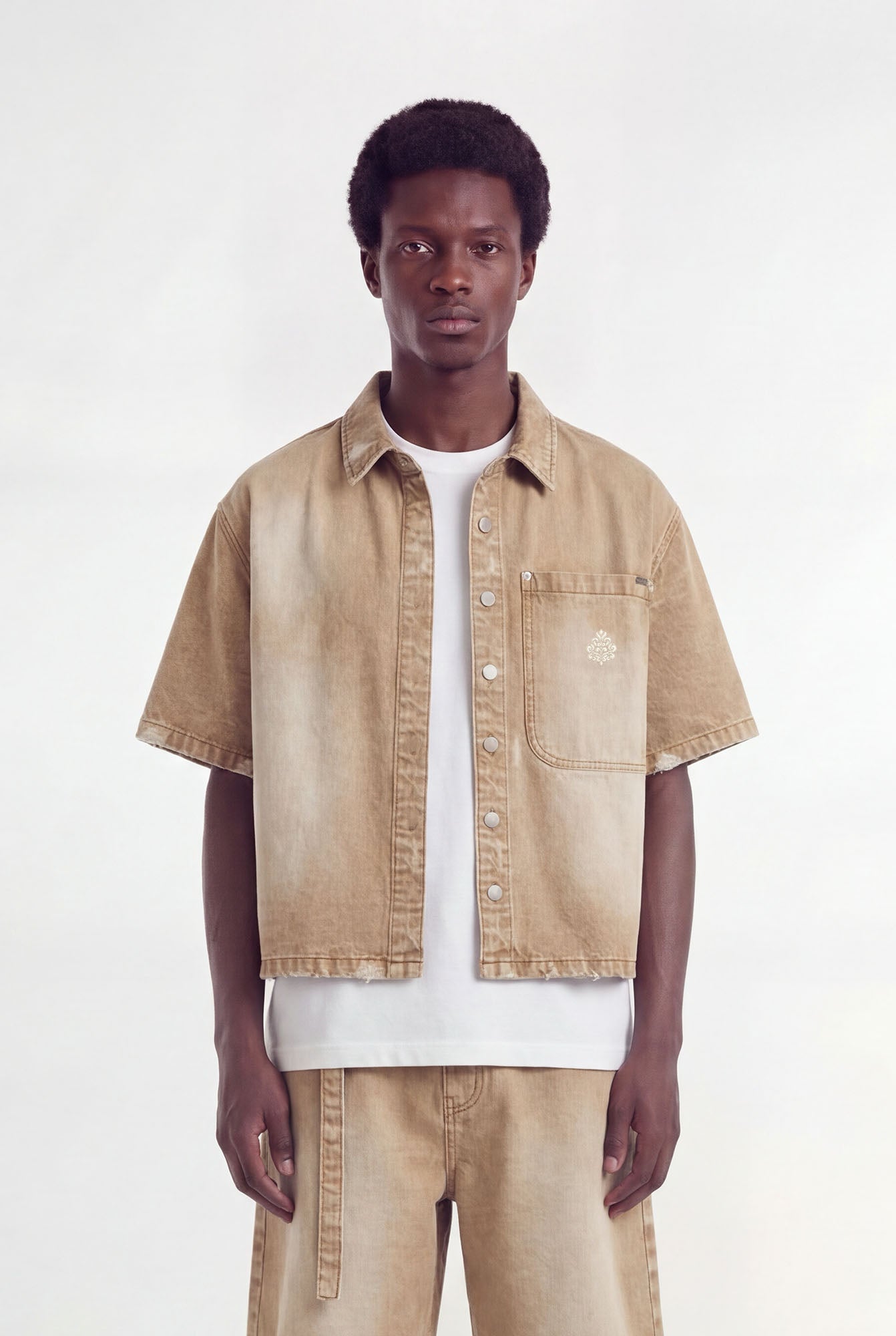 DON’T WASTE CULTURE Fenric Shirt Brown