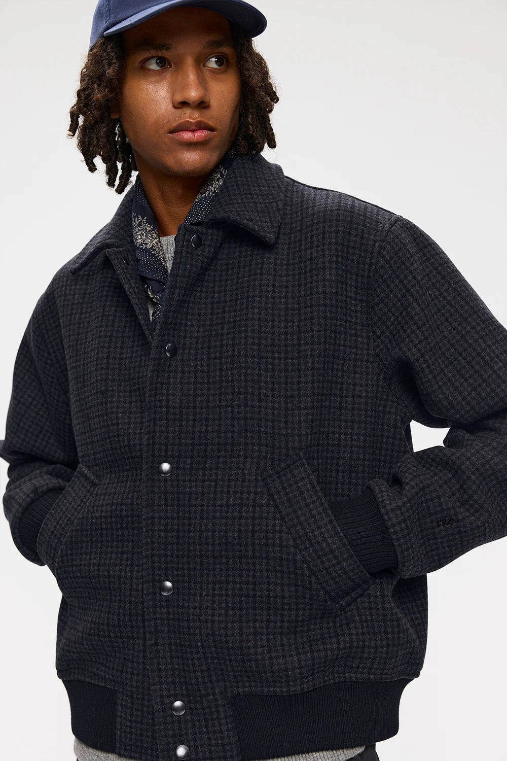 ELVINE Narian Grey Check