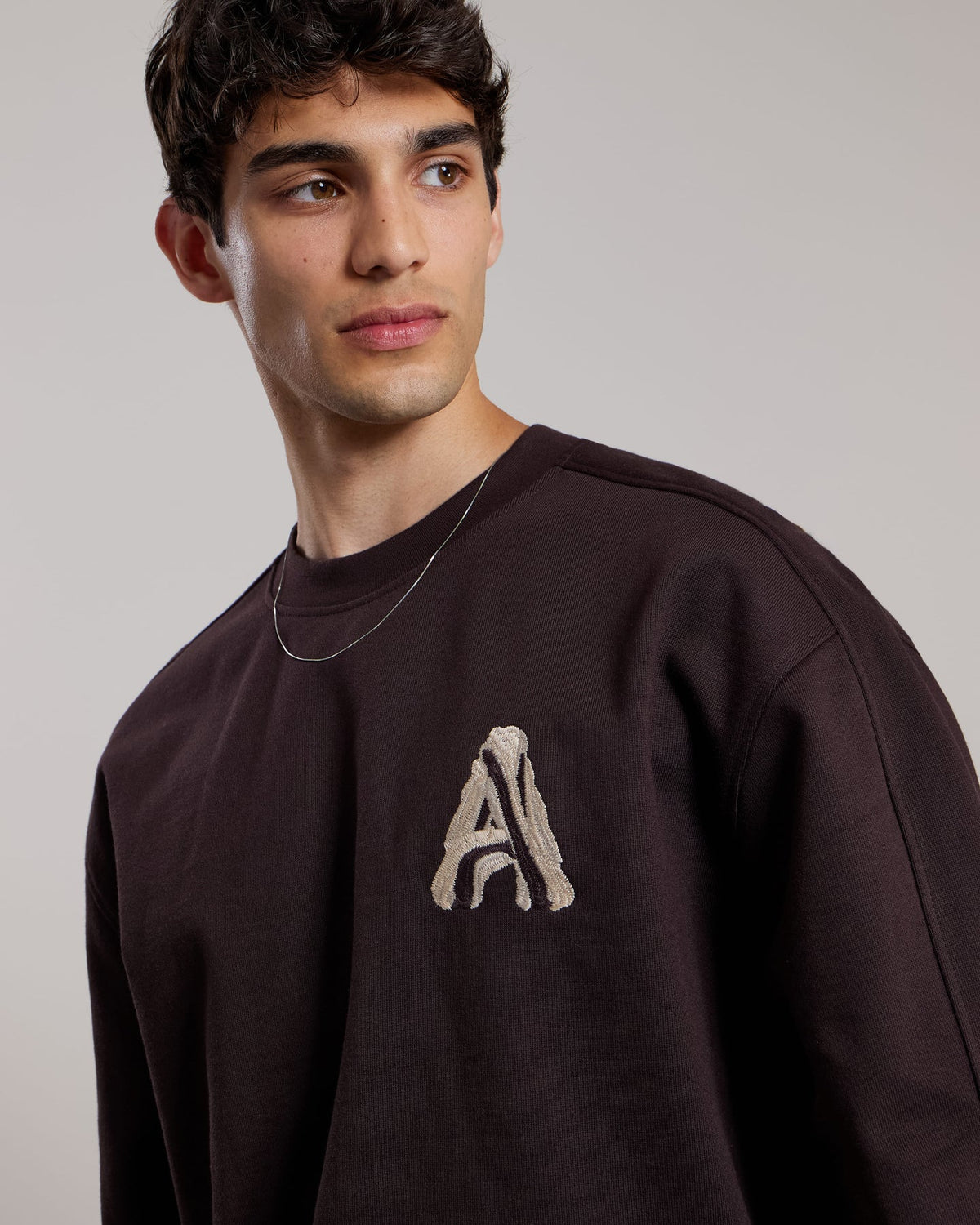 AEDEN RUNEY SWEATER | GANACHE