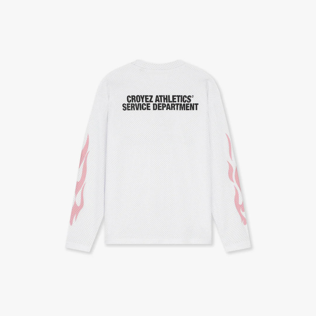 Croyez Service Dept Longsleeve | White