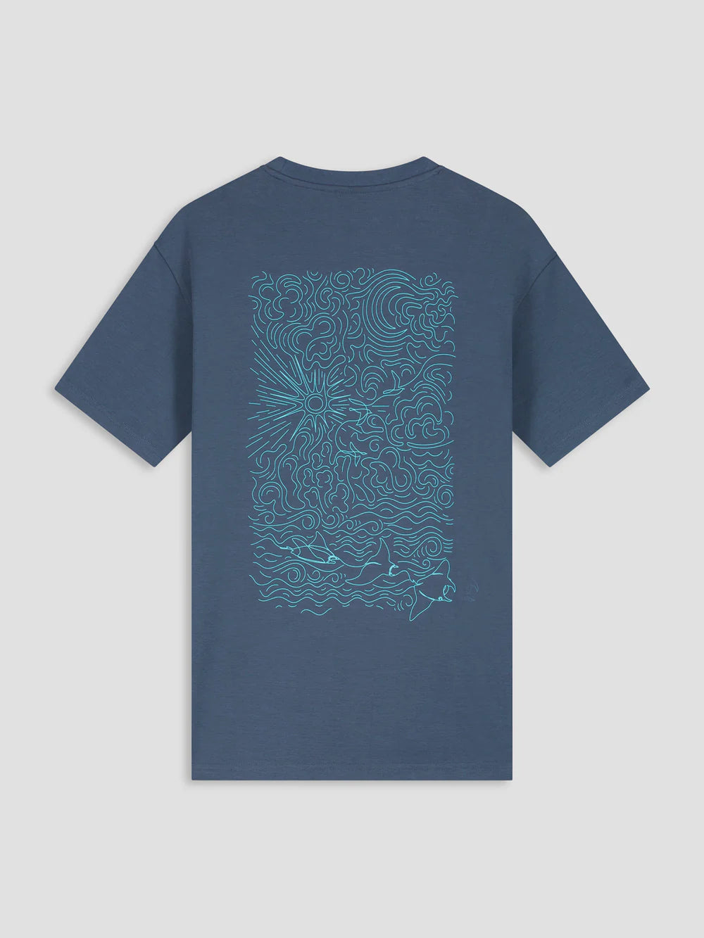 PASSAGE ARTWORK T-SHIRT Mood Indigo
