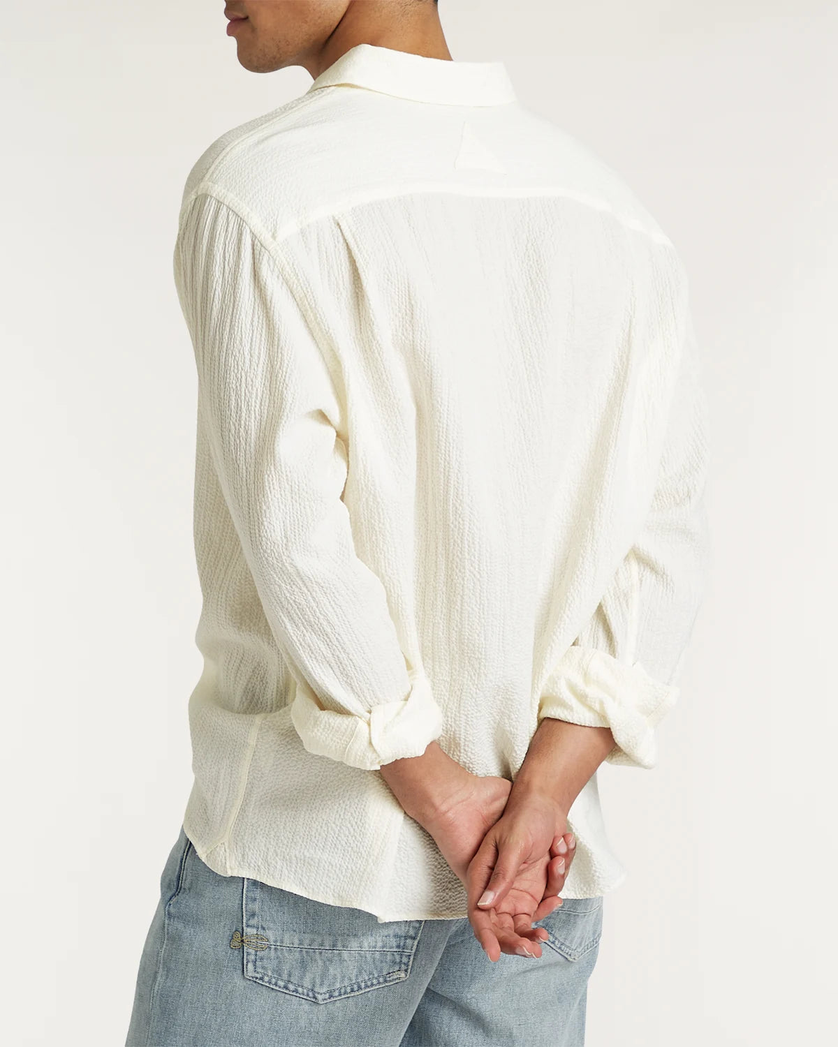 DENHAM SCISSOR PATCH SHIRT SSP White
