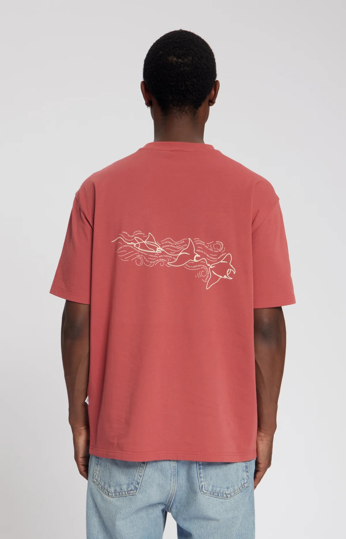 INSTINCT ARTWORK T-SHIRT Terra Red