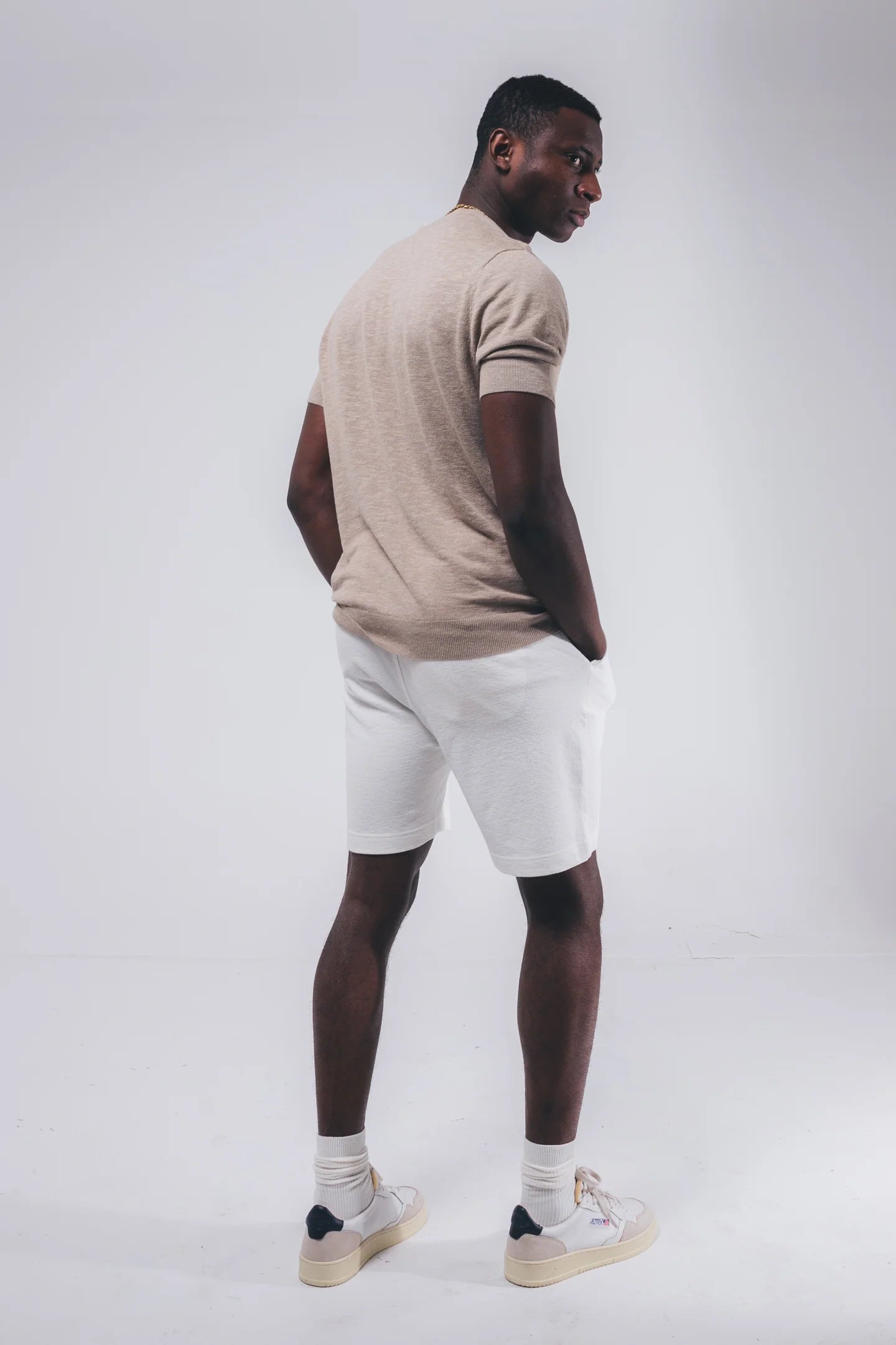 AEDEN JIMMY SHORTS | OFF WHITE