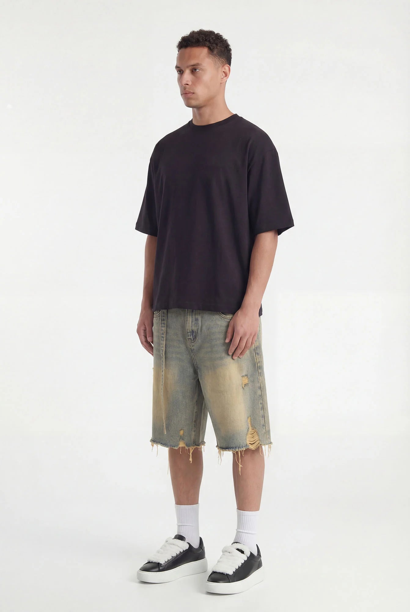 DON’T WASTE CULTURE GAELLOR SHORTS | PALE BLUE