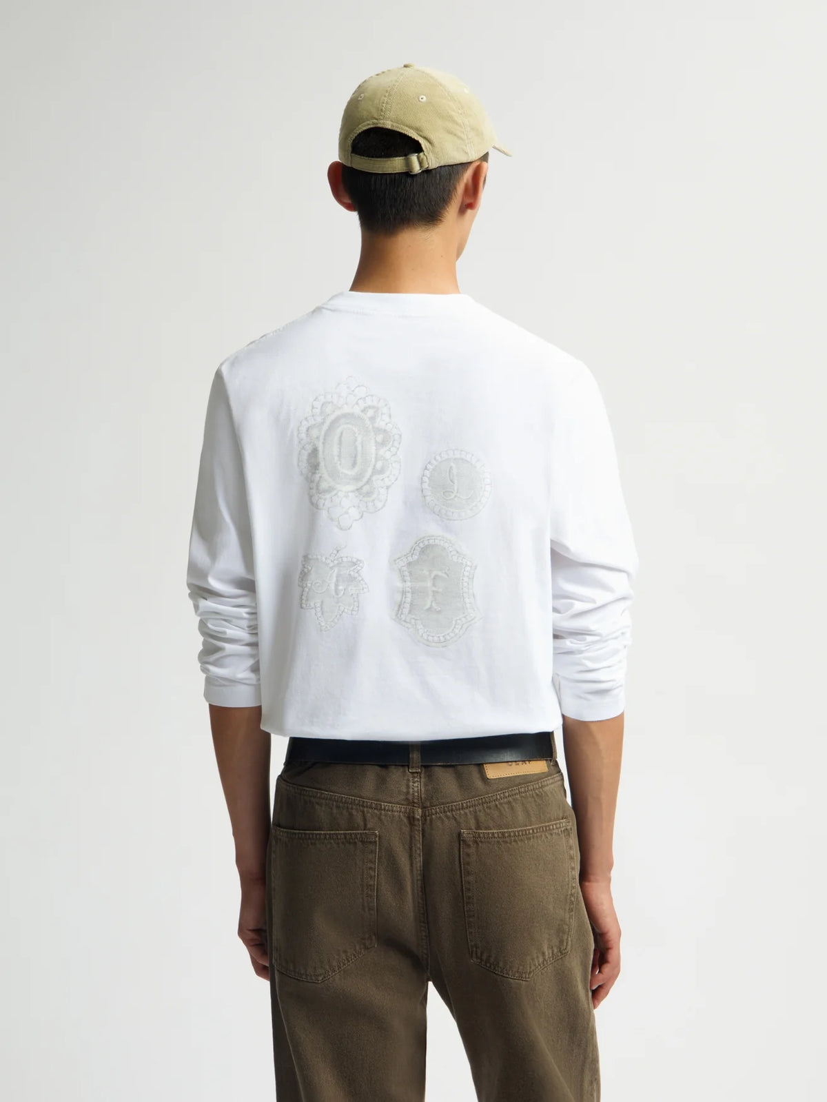 OLAF DOILY LS TEE Optical White