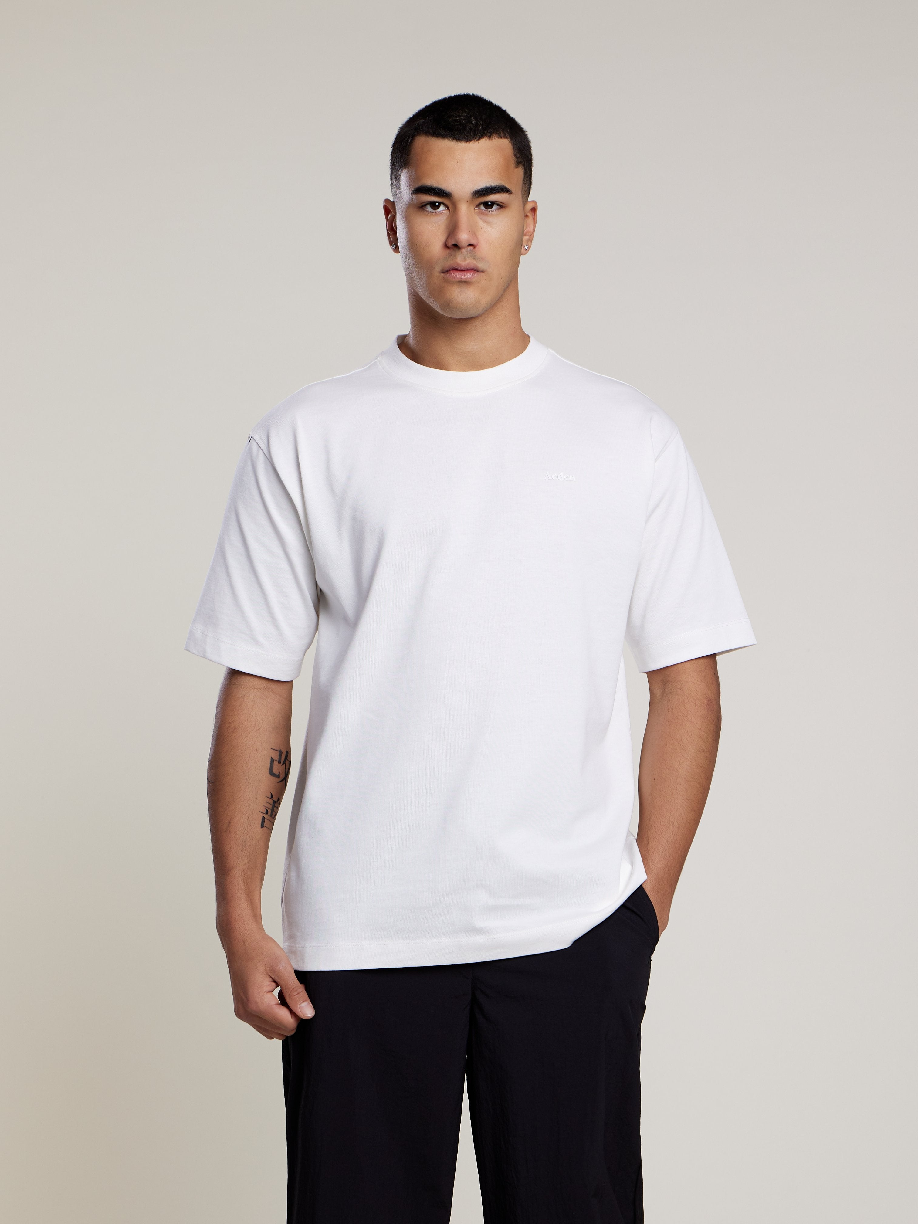 AEDEN FIORAN TEE | OFF WHITE
