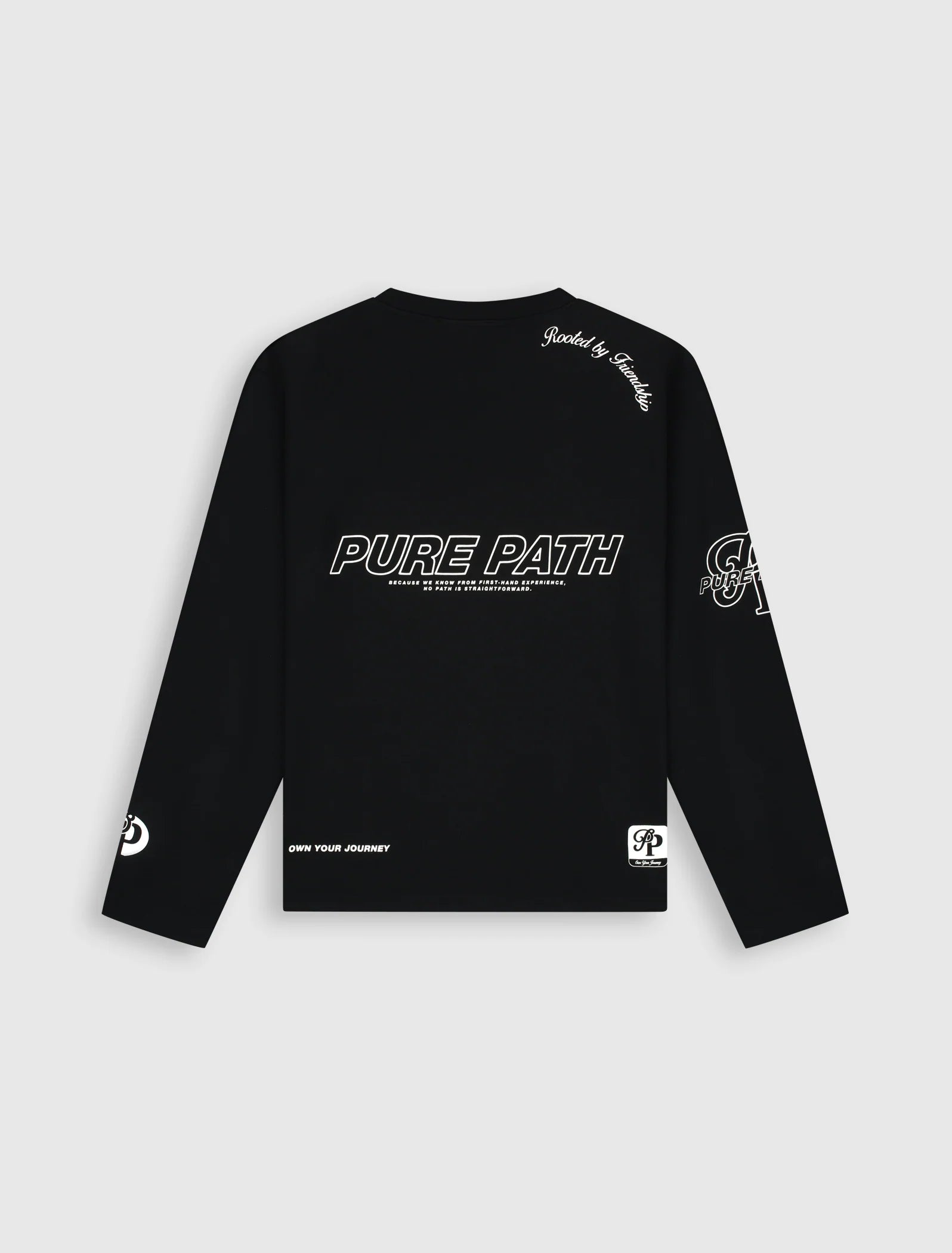 PURE PATH UNITED LONGSLEEVE T-SHIRT BOXY Black