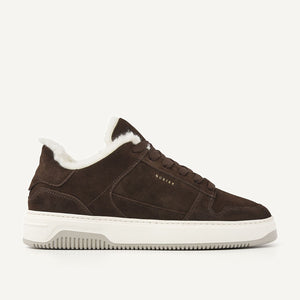 NUBIKK BASKET COURT FUR Donkerbruin