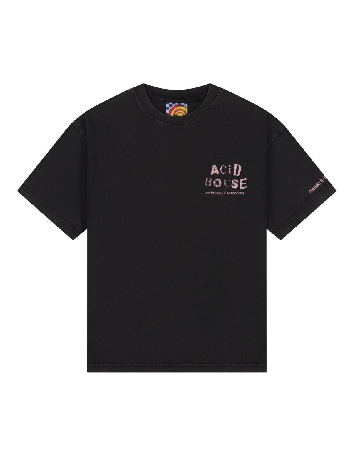 LOVELEE DAE CHUCK ACID HOUSE SS | WASHED BLACK