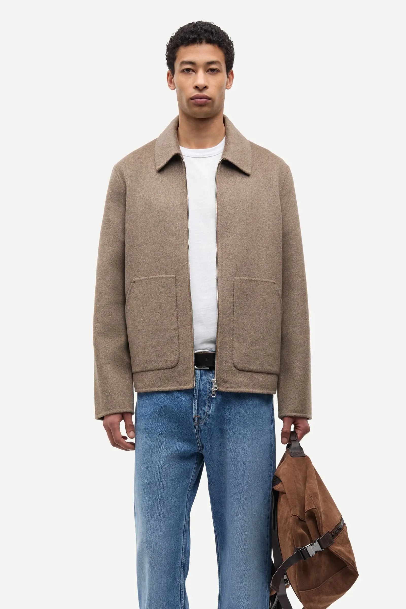 SAMSOE SAMSOE SAPAULO JACKET 15772 Lead Mel.