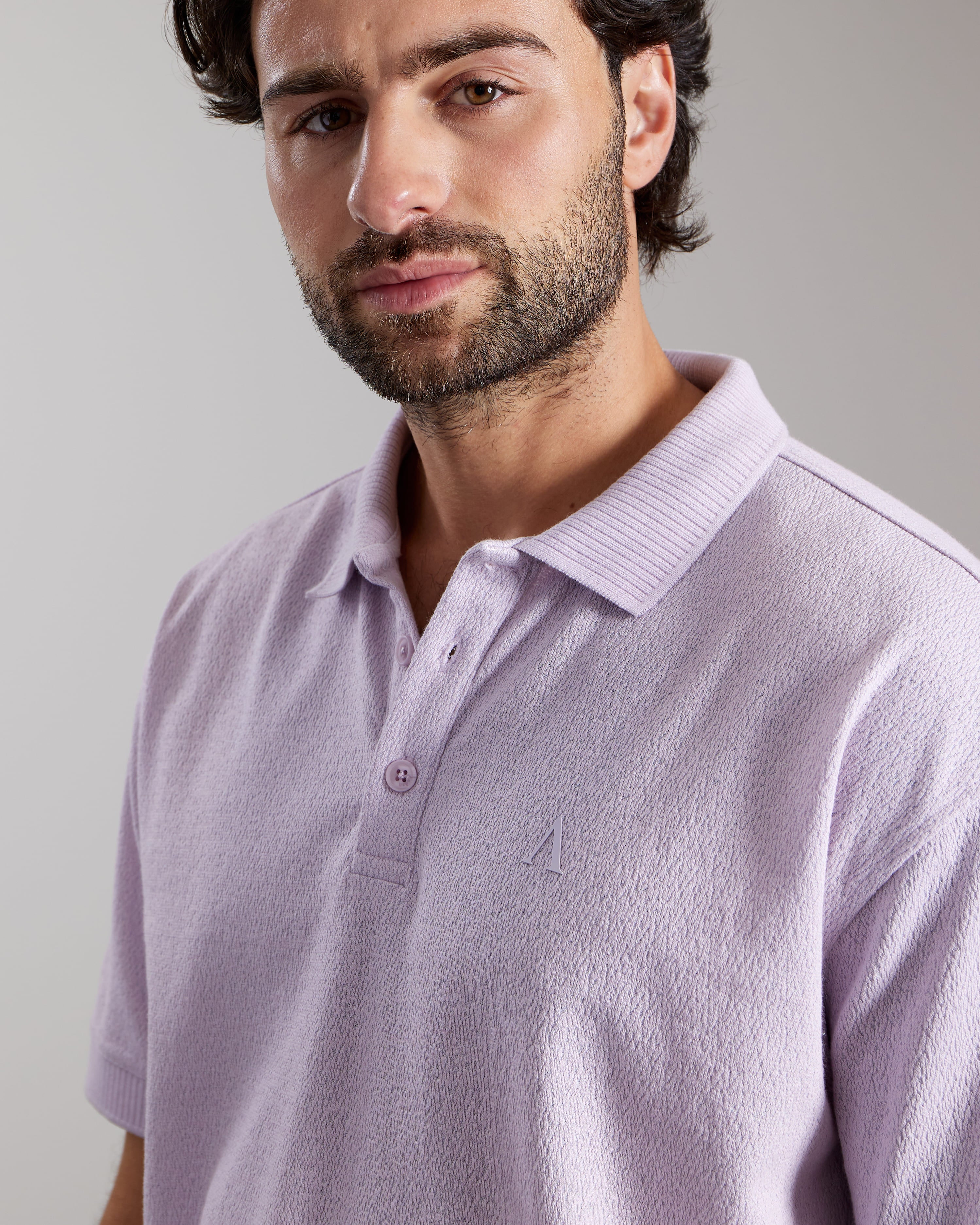 AEDEN GUZ POLO | THISTLE