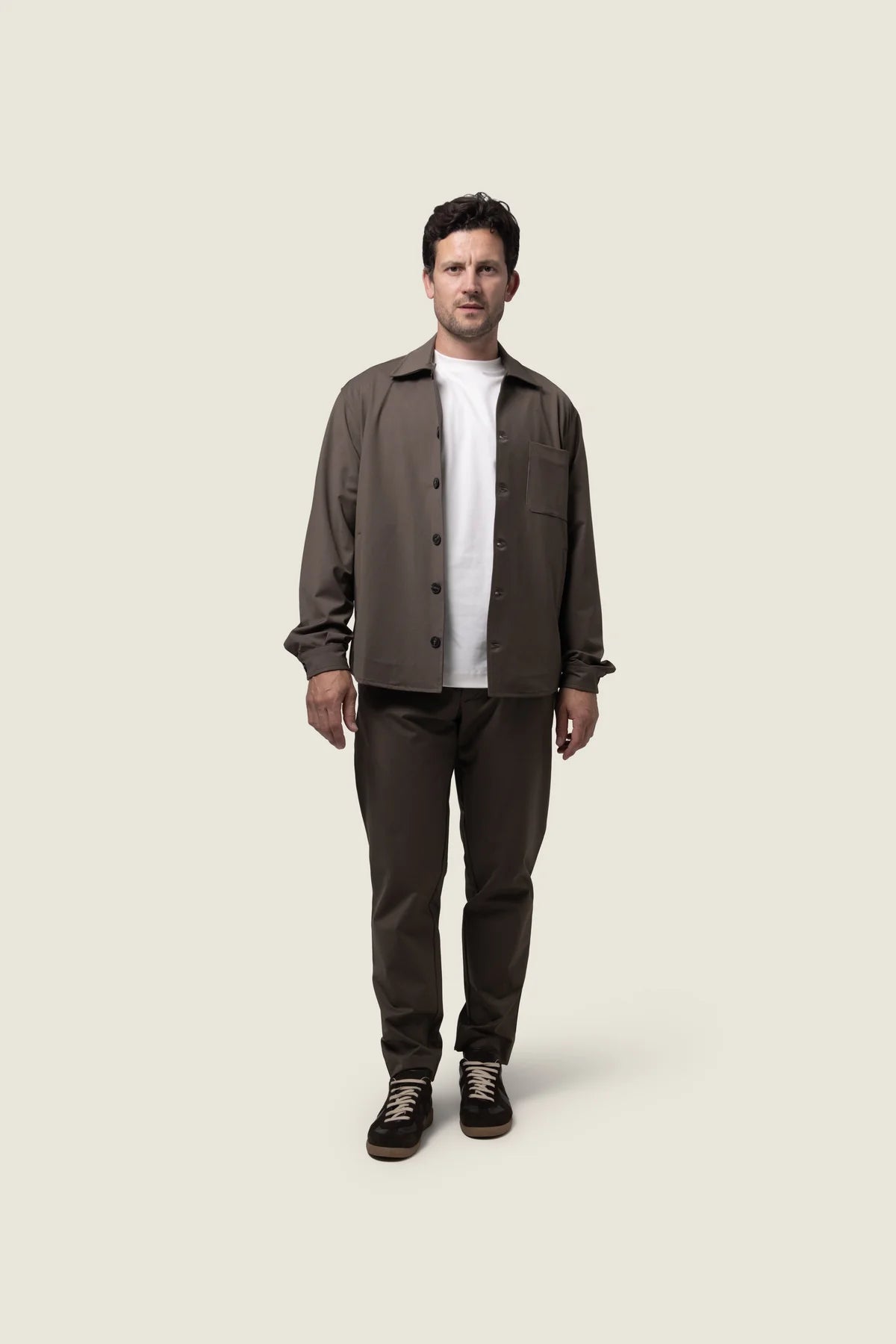 DUQUEZZI WOOL BLEND TROUSERS | CARAMEL SYRUP