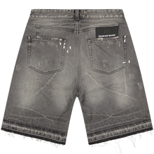 Afbeelding in Gallery-weergave laden, FEARLESS BLOOD DENIM SHORT Dark Grey Vintage