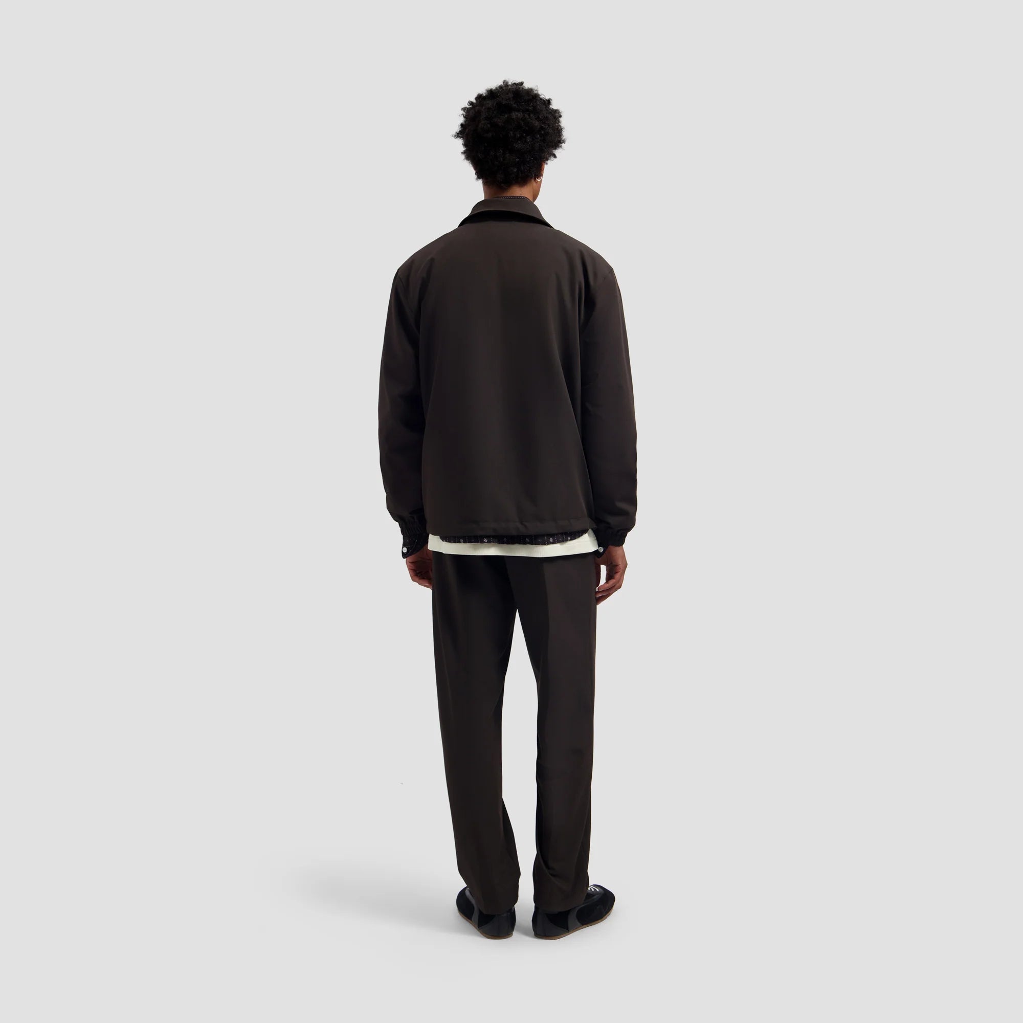 OLAF COACH JACKET - CHOCOLATE PLUM