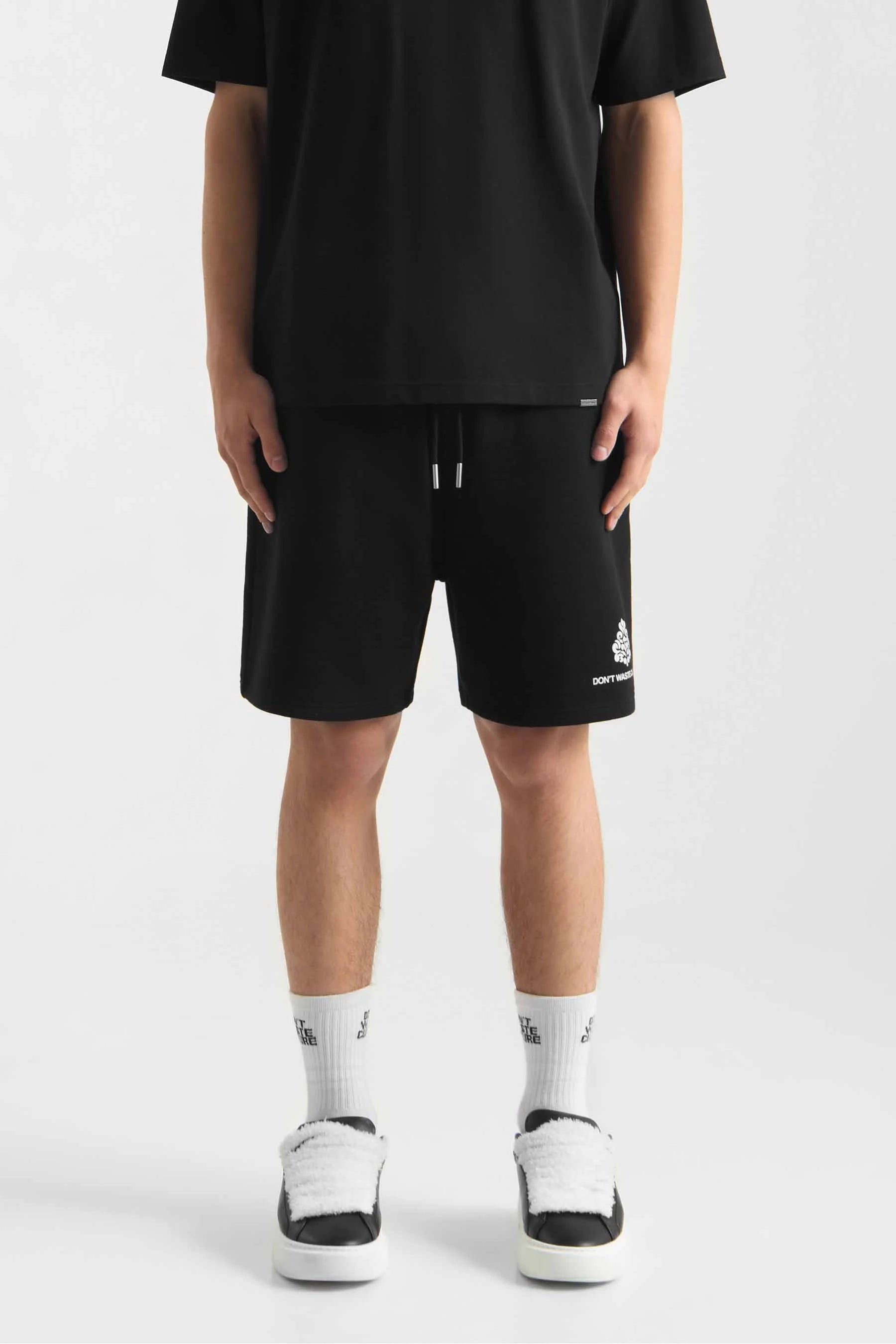 DON’T WASTE CULTURE RENAYA SHORTS | BLACK
