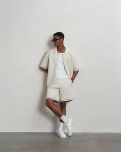 FILLING PIECES KNIT SHORT GARDENER ANTIQUE WHITE