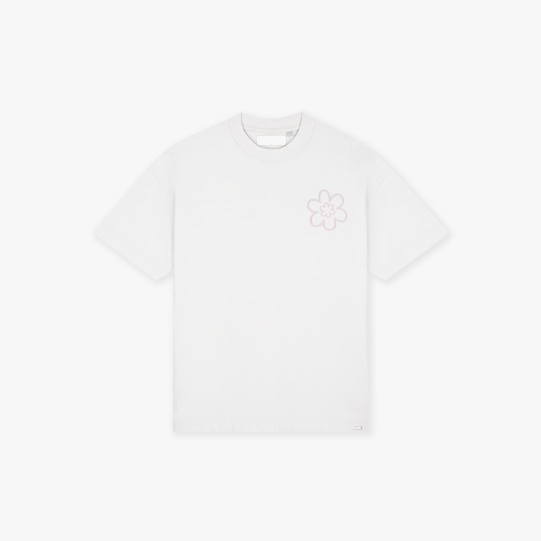 Croyez Contour De La Fleur T-Shirt | Light Grey
