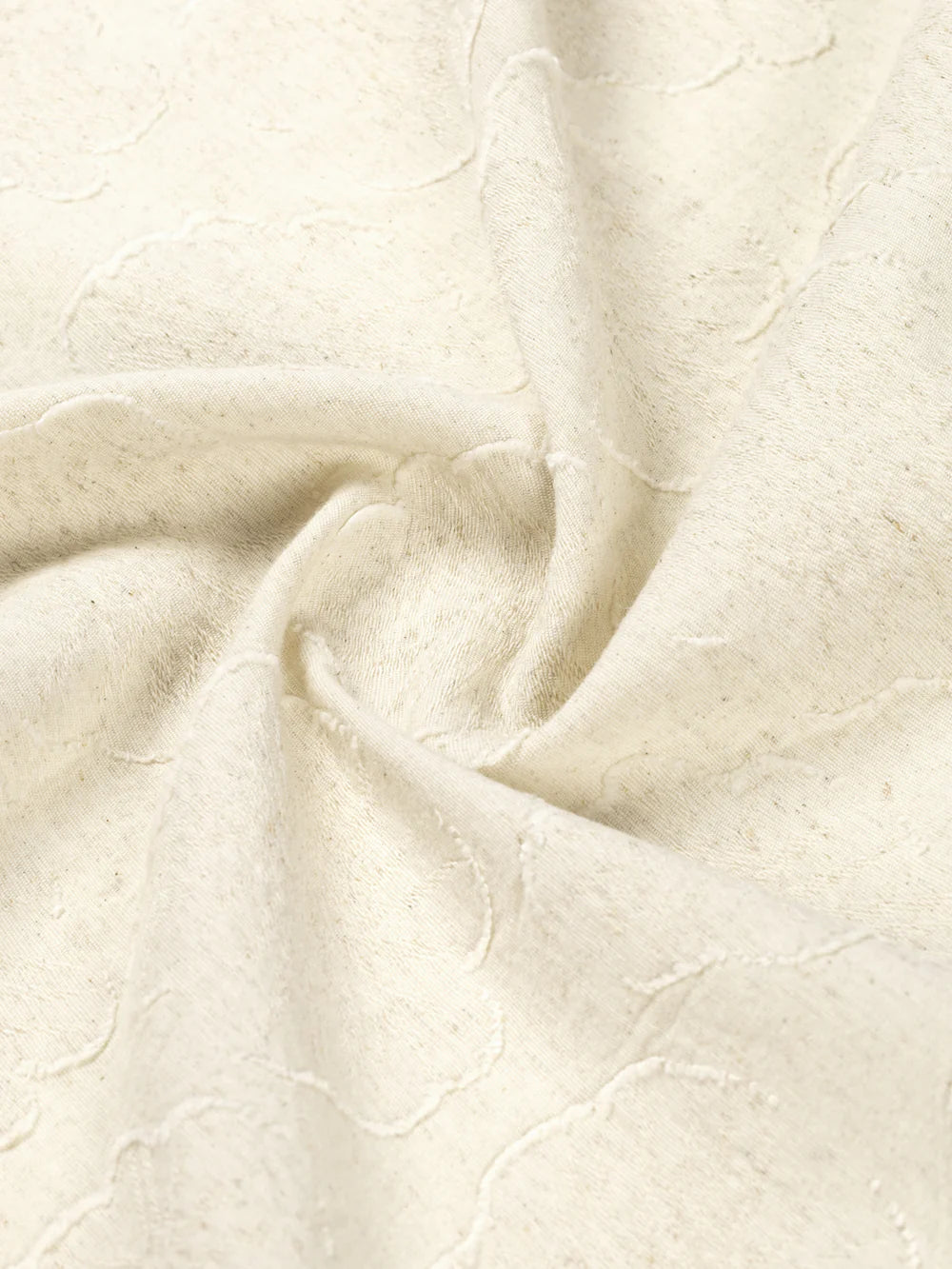 DUSK JACQUARD OVERSHIRT Almond Milk