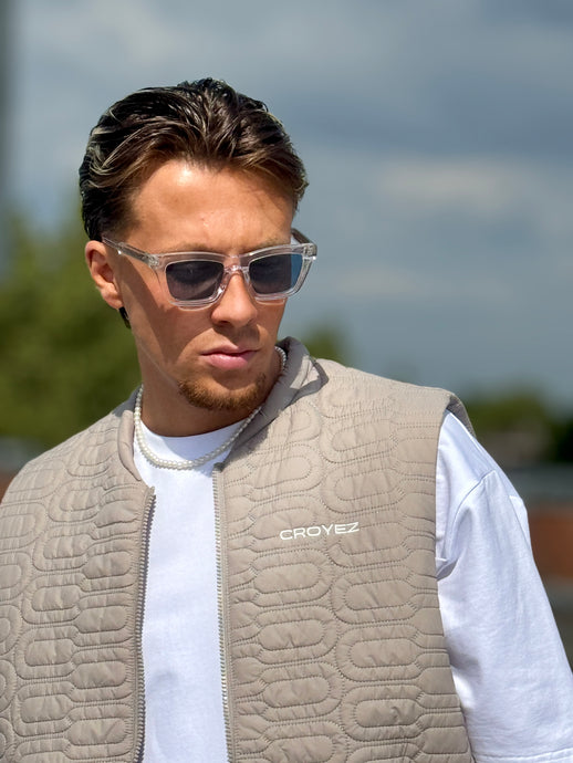 CROYEZ GALLERY QUILTED VEST - Stone