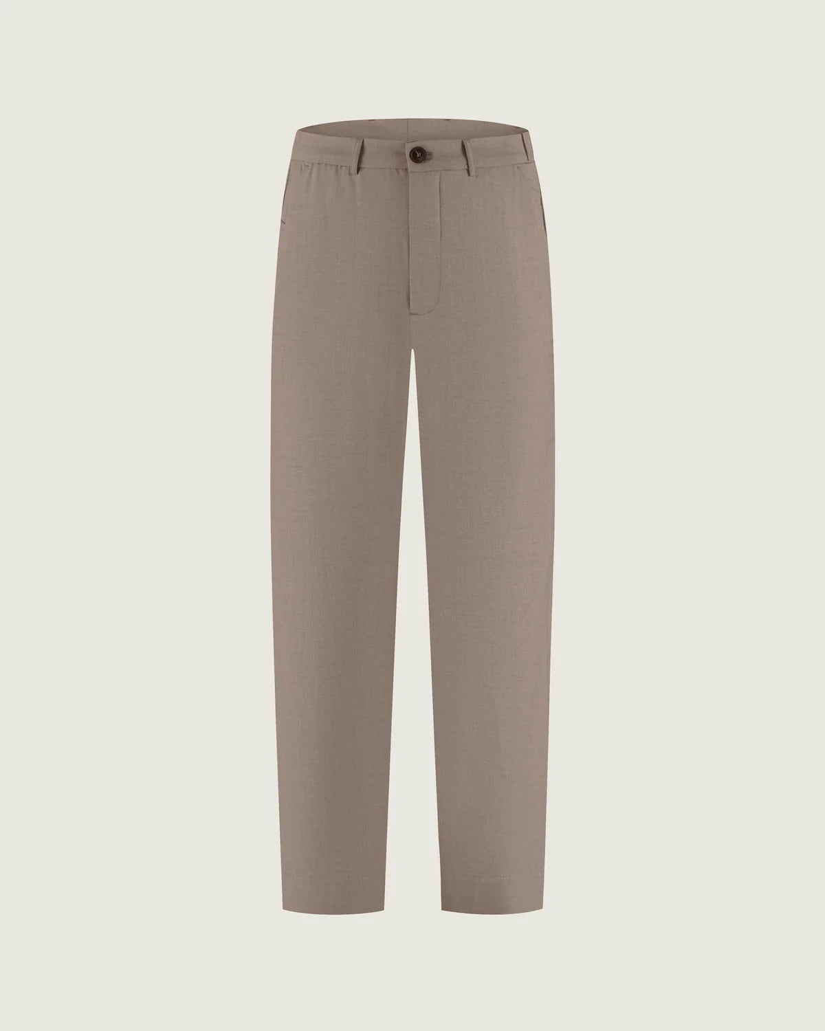 DUQUEZZI CESARE WOOL BLEND PANTS | CARAMEL SYRUP