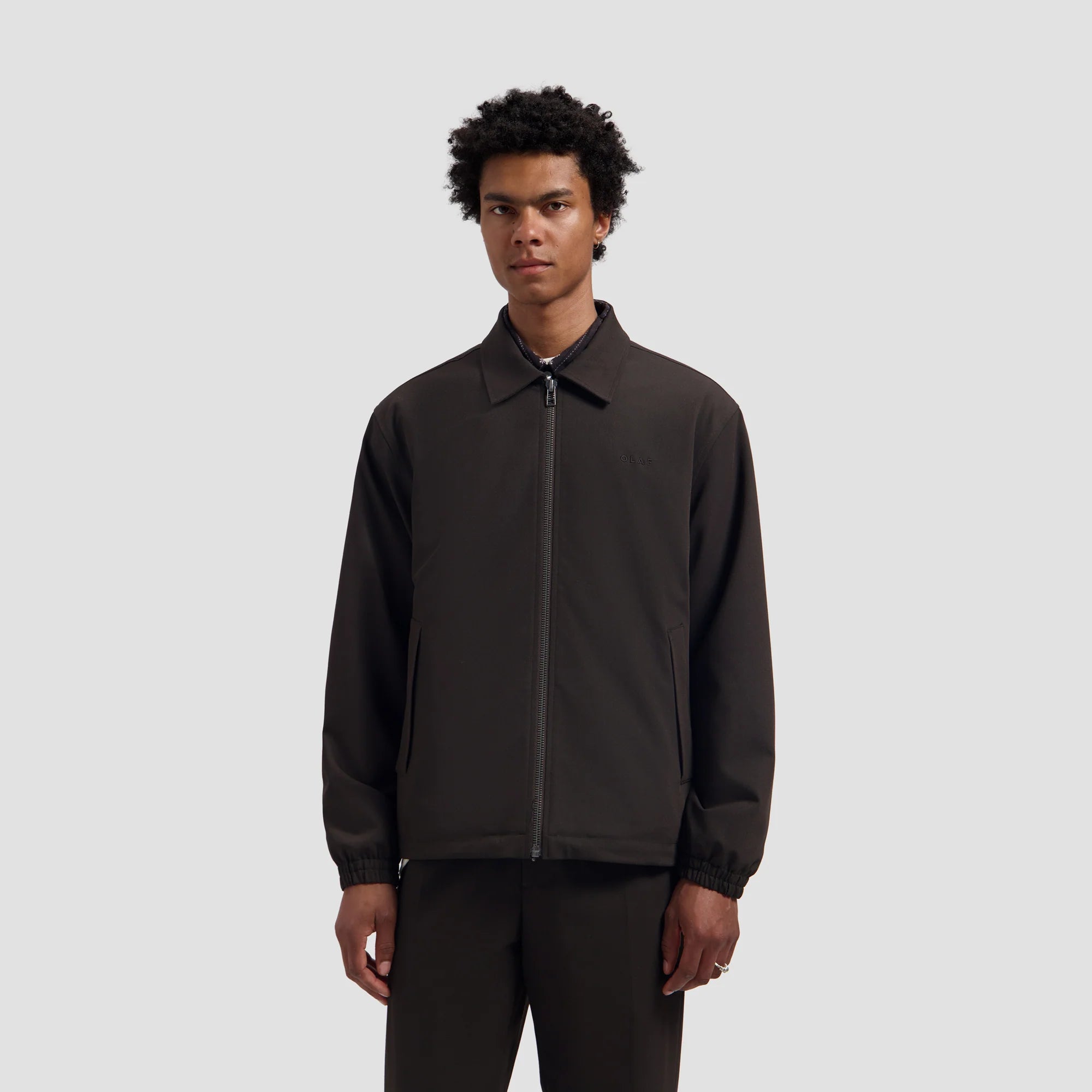 OLAF COACH JACKET - CHOCOLATE PLUM