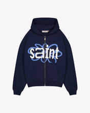 Afbeelding in Gallery-weergave laden, SAINT BLANC FLOWER PATCH ZIPPER Caviar Blue