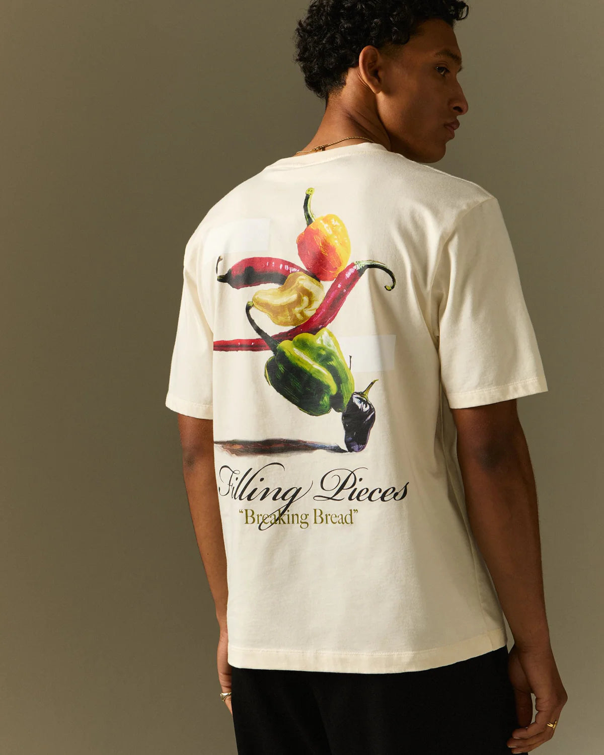 FILLING PIECES T-shirt Pepper Antique White