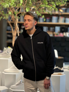 OFF THE PITCH WARDROBE ESSENTIALS FULL ZIP Black