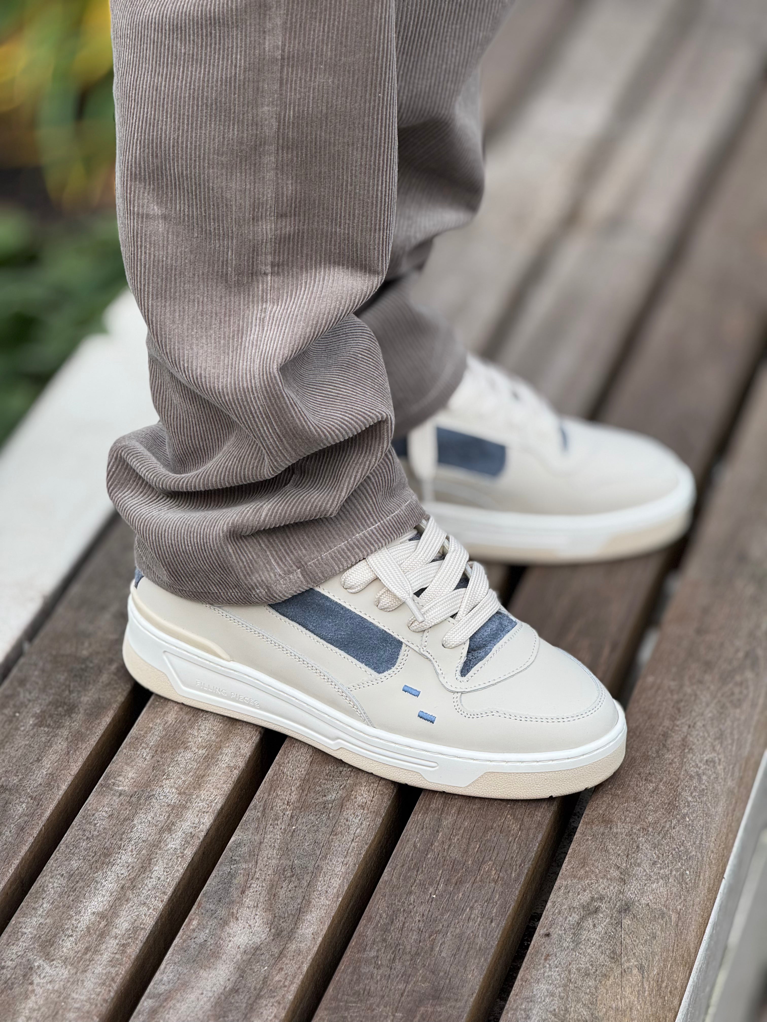 FILLING PIECES Cruiser Tech Fuzz Beige / Blue