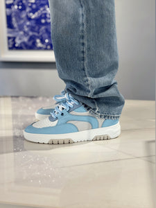 STREIM PRIMO BASKET Calf White / Calf Sky