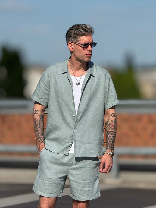 SAMSOE SAMSOE SAAVAN JX SHIRT 14329 Abyss