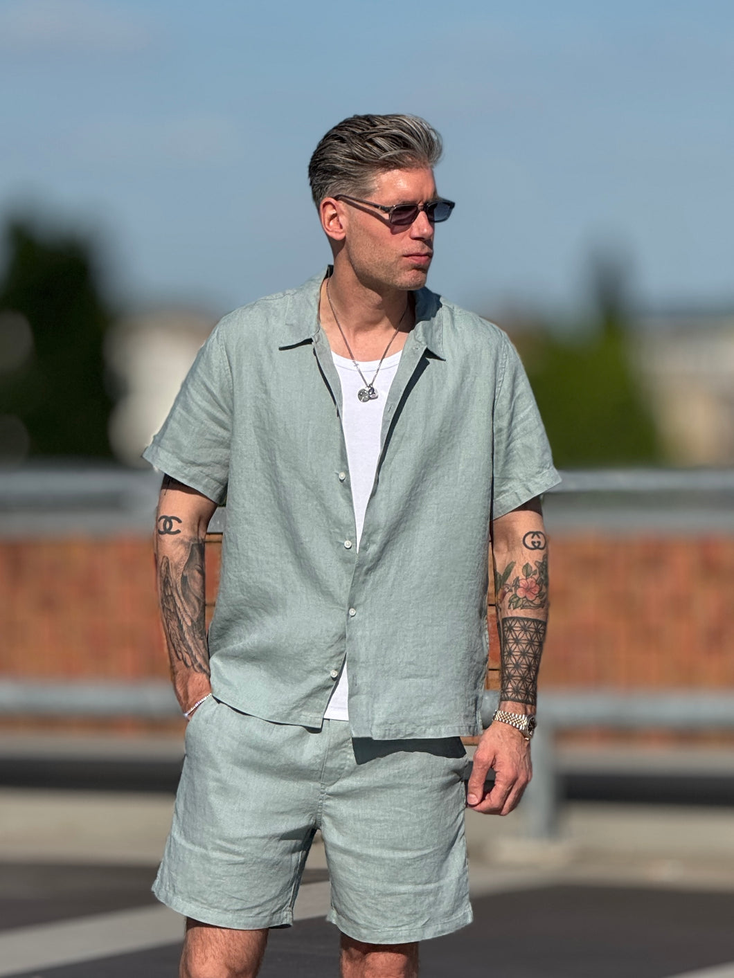 SAMSOE SAMSOE SAAVAN JX SHIRT 14329 Abyss
