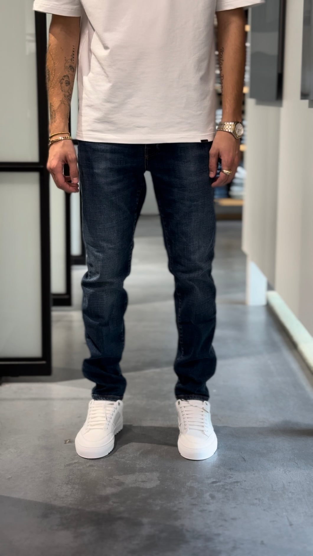 GOLDGARN U2 TAPERED FIT - Mid Blue