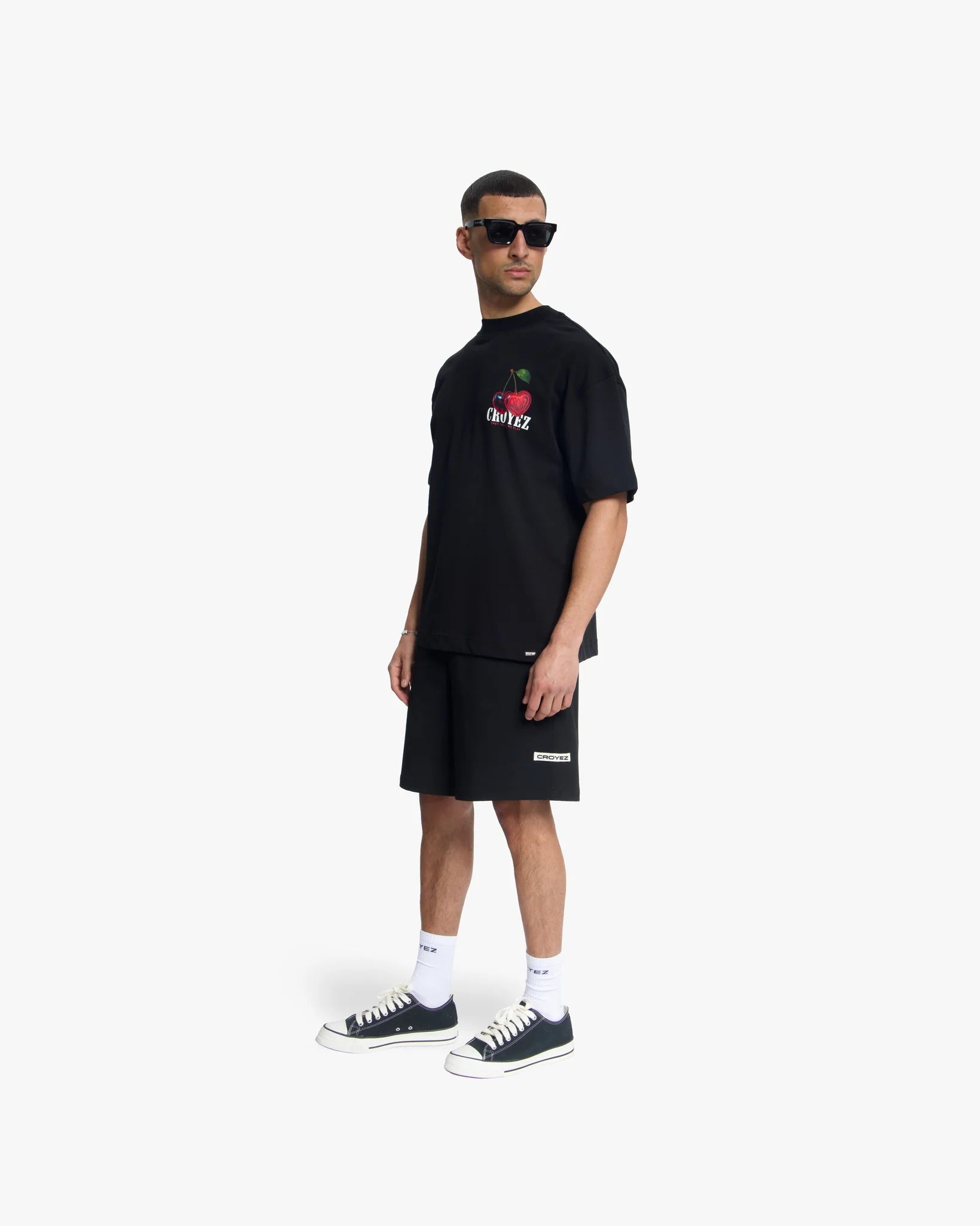 Croyez Cerise D'Amour T-Shirt | Zwart