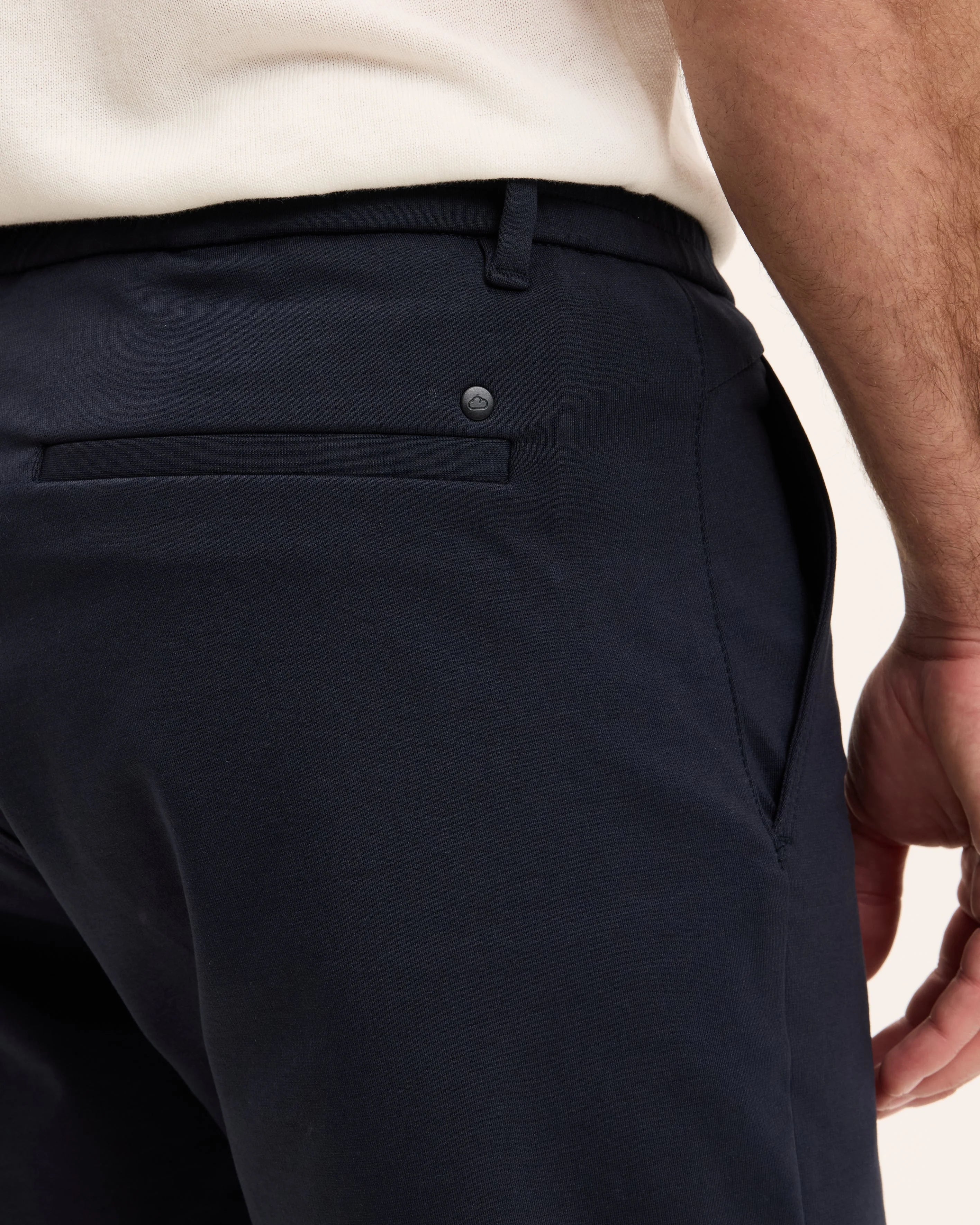 GOOD PEOPLE Harlem Slim Fit Chino Short Navy