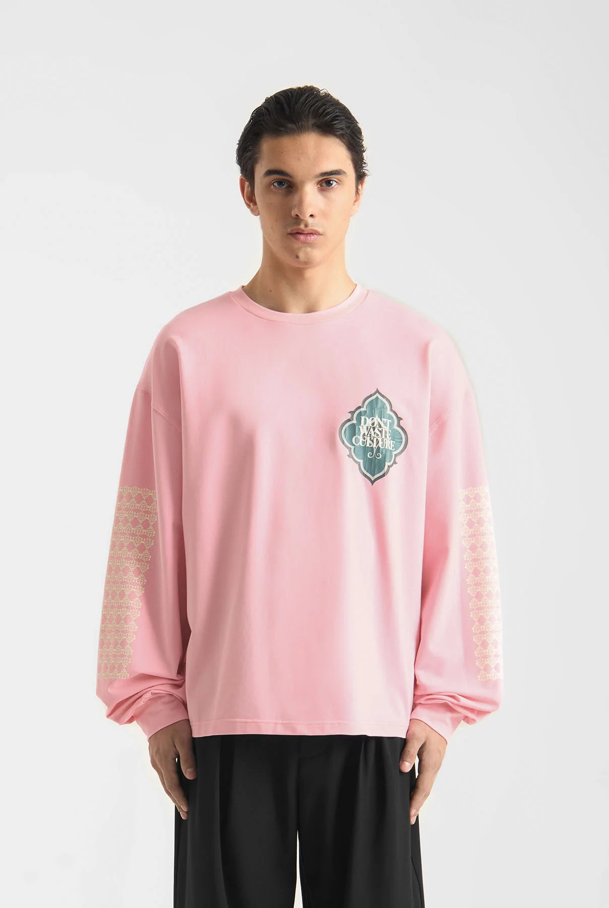 DON'T WASTE CULTURE HIMARIYU LONGSLEEVE | PINK