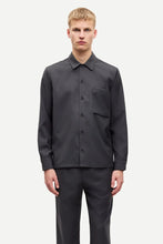 Afbeelding in Gallery-weergave laden, SAMSOE SAMSOE SADAMON GO OVERSHIRT 15350 Black Oyster