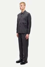 Afbeelding in Gallery-weergave laden, SAMSOE SAMSOE SADAMON GO OVERSHIRT 15350 Black Oyster
