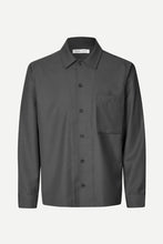 Afbeelding in Gallery-weergave laden, SAMSOE SAMSOE SADAMON GO OVERSHIRT 15350 Black Oyster