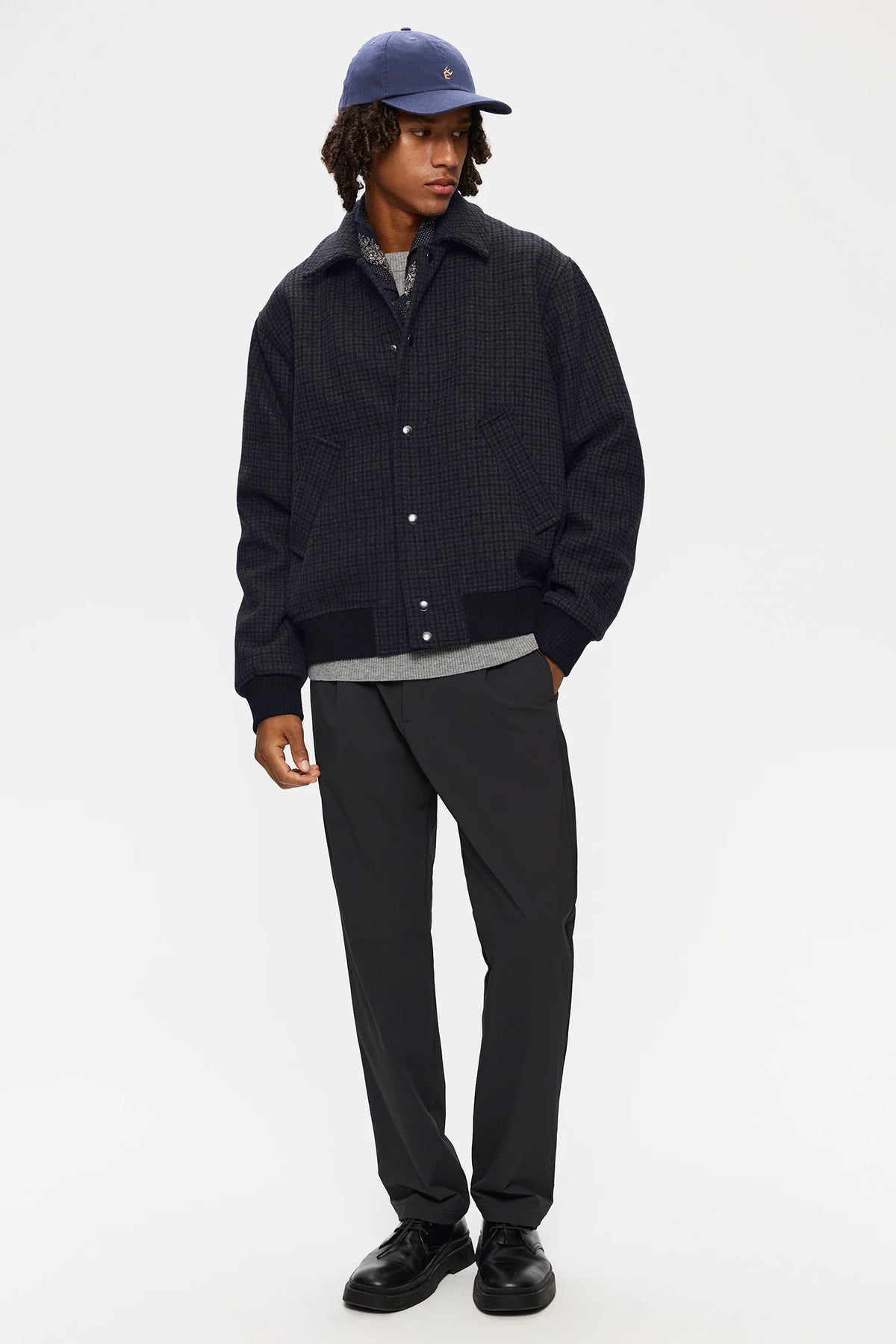 ELVINE NARIAN Grey Check